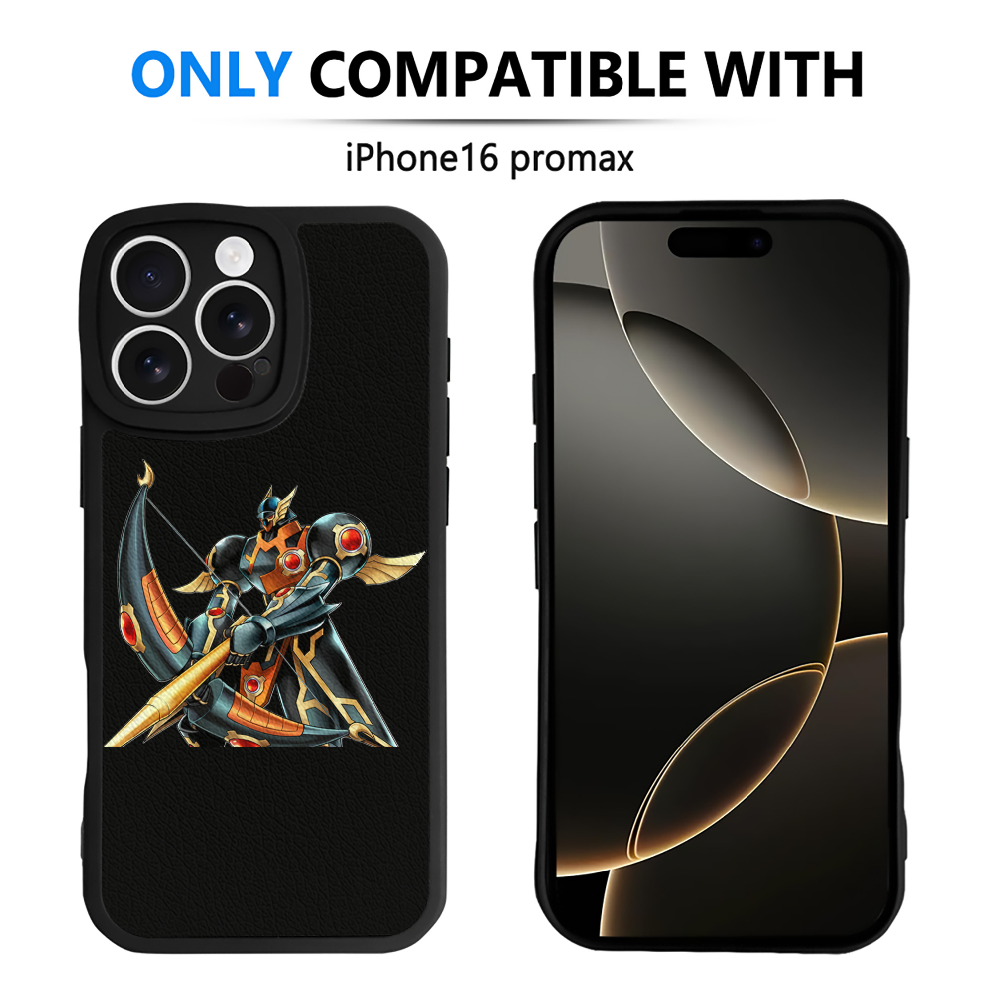 （画像用） 遊☆戯☆王 Yu-Gi-Oh! 【iPhone 16シリーズ対応】シリコンスマホケース（レザー調） 材質：シリコン